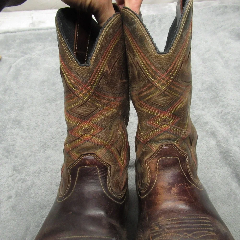 Irish Setter Work Boots Mens 10.5 D EH Marshall Rugged Western‎ Red Wing Pull On
